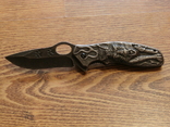 Нож Складной Wolf (Волк) 20.5см,Усиленный нож с клипсой, фото №2