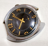 Pobeda watch in a chrome-plated case with a bright dial mechanical 15 jewels of the USSR, photo number 2