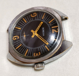 Pobeda watch in a chrome-plated case with a bright dial mechanical 15 jewels of the USSR, photo number 7