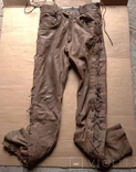 Кожаные женские плотные брюки размер 48, photo number 2