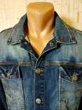 Куртка чоловіча джинсова VOGELE стрейч p-p S(ближче до М), фото №5