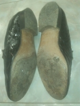 Туфли Gino Baracco мужские кожаные под крокодила с позолоченной пряжкой 44 Италия, фото №8