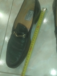 Туфли Gino Baracco мужские кожаные под крокодила с позолоченной пряжкой 44 Италия, фото №11