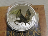 5 шт - коллекция "Легендарные драконы", Тувалу, 2012, фото №8