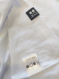 Базовая белая полубатальная футболка. L., фото №5