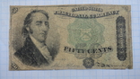 США 50 центов 1863 г ."Самуэль Декстер" USA The United States of America, фото №2