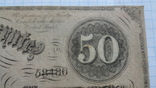 Конфедеративные Штаты Америки 50 долларов 1864 г., фото №6