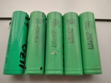 Акумулятори Li-Ion, тип18650, колір зелені, 5шт., фото №5