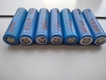 Акумулятори Li-Ion, тип18650, колір синій, 7шт., numer zdjęcia 3