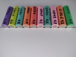 Акумулятори Li-Ion, тип18650, різного кольору, 10шт., фото №4