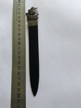 Нож для писем, навершие серебро 800 пробы. Европа., фото №2