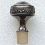 Серебряное горлышкоот графина с пробкой, фото №12