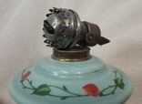Антикварная керосиновая лампа (фарфор), фото №9