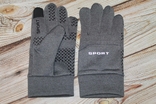 Тактильні сенсорні рукавички Sport колір сірий (розмір L) (1723), photo number 4