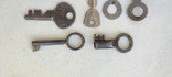 Лот старинных и винтажный ключей, фото №4