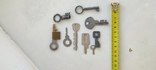 Лот старинных и винтажный ключей, фото №12