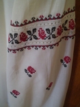 Старовинна жіноча гуцульська весільна вишиванка вишиваночка тонка шовкова тканина маркізет, фото №8