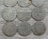 Півтораки ( 1/24 талера ) 1600-х років. Погодовка ( 9 штук, лот 1 )., фото №6