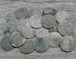 Драйпелькери, півтораки ( 1/24 талера ) 1600-х років ( 20 штук )., фото №6