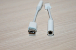 Переходник для Type-C на AUX аудио 3.5mm кабель адаптер на USB-C для наушников AUX переход, фото №2