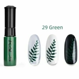 Гель-Краска KADS для стемпинга и рисования на ногтях / цвет 29 - зеленый, фото №4