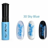 Гель-Краска KADS для стемпинга и рисования на ногтях / цвет 30 - голубое небо, numer zdjęcia 2