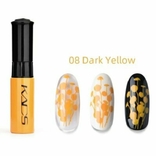 Гель-Краска KADS для стемпинга и рисования на ногтях / цвет 08 - темно-желтыйй, photo number 2