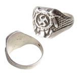 III REICH печатка кольцо перстень Сапер Pionier, копия., фото №6