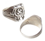 III REICH печатка кольцо перстень Сапер Pionier, копия., фото №7
