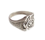 III REICH печатка кольцо перстень Сапер Pionier, копия., фото №9