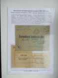 Закарпаття 1939/44 р двомовні штемпеля виставочний лист №98, фото №2