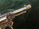 Игрушечный пистолет литье винтаж времен СССР см. видео обзор, фото №4
