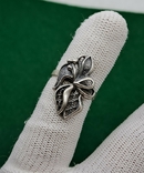 Кольцо Серебро 925 Орхидея Украина, фото №2