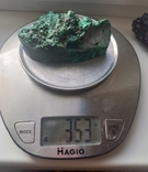 Малахіт 353 грама, фото №2
