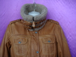 Женская кожаная куртка MAURITIUS , мягкая кожа, тонкое утепление, на 44 размер., numer zdjęcia 4