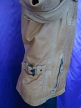 Женская кожаная куртка MAURITIUS , мягкая кожа, тонкое утепление, на 44 размер., photo number 7