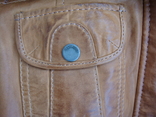 Женская кожаная куртка MAURITIUS , мягкая кожа, тонкое утепление, на 44 размер., photo number 10