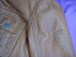 Женская кожаная куртка MAURITIUS , мягкая кожа, тонкое утепление, на 44 размер., photo number 11