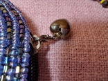 Украшения этно ожерелье и браслет, семена лотоса, в подарочном футляре с серебром Англия, фото №5
