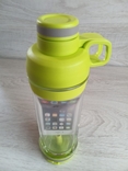 Спортивная бутылка CUP Bottle 6s с отсеком для мобильного телефона салатовая, фото №2
