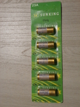 Батарейка Sunking 23A 12v Alkaline Battery Блистер 5 батереек, numer zdjęcia 2