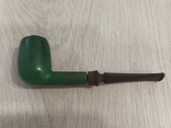 Курительная трубка зелёная, фото №6