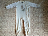 Комплект для хлопчика від 6 до 12 місяців(2 вілюрових комбеза)(9), numer zdjęcia 3