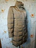 Тепле жіноче зимнє пальто. Пуховик MANGO світловідбивна тканина p-p S, фото №3