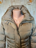 Тепле жіноче зимнє пальто. Пуховик MANGO світловідбивна тканина p-p S, фото №5