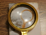 Ювелірна Лупа Antique Classic Maqnifyinq Glass діаметр 70мм,Збільшеня 6х під золото, numer zdjęcia 4
