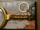 Ювелірна Лупа Antique Classic Maqnifyinq Glass діаметр 80мм,Збільшеня 6х під золото, numer zdjęcia 3