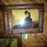 Комплект 3 советских репродукций знаменитых картин в паспарту, фото №5