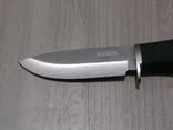 Нож для охоты,рыбалки и туризма Buck Knives Silver 1902 серебро 220mm,в чехле из ткани, photo number 5