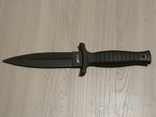 Ніж Кинжал з фіксованим клинком MTech USA MT-206BK Black 23 см,чобітний ніж з чехлом, фото №3